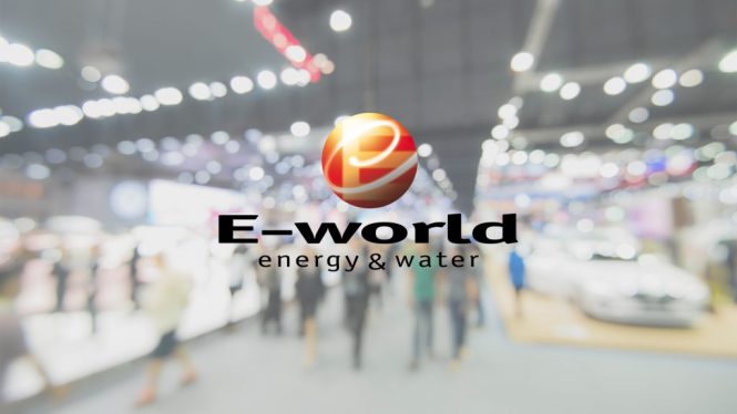 Logo von der E-world
